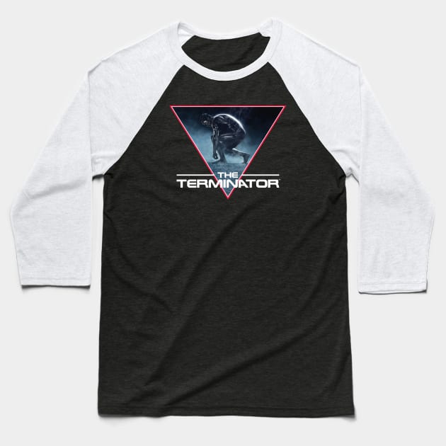 T-erminator Baseball T-Shirt by SkipBroTees